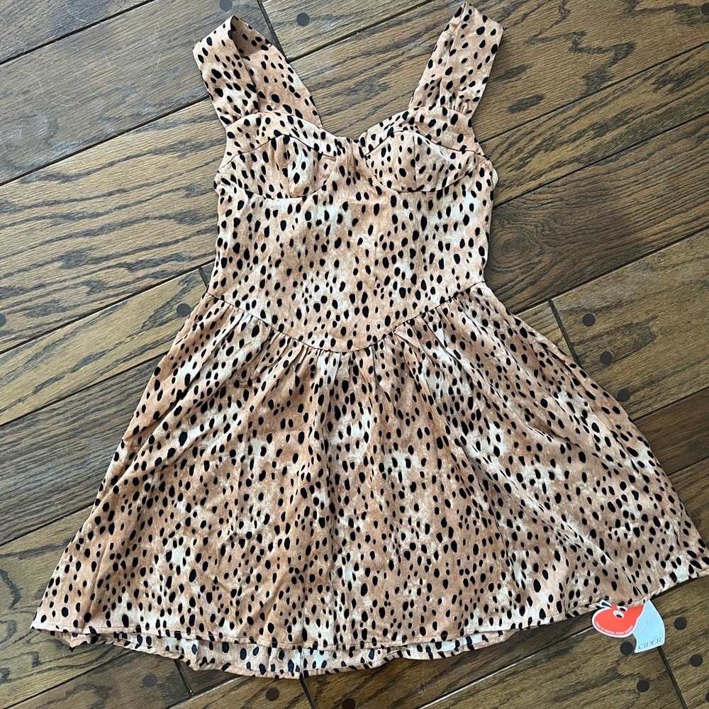 NWT leopard print dress